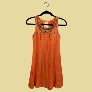 Chelsea and Violet Beaded Ribbed Sundress S